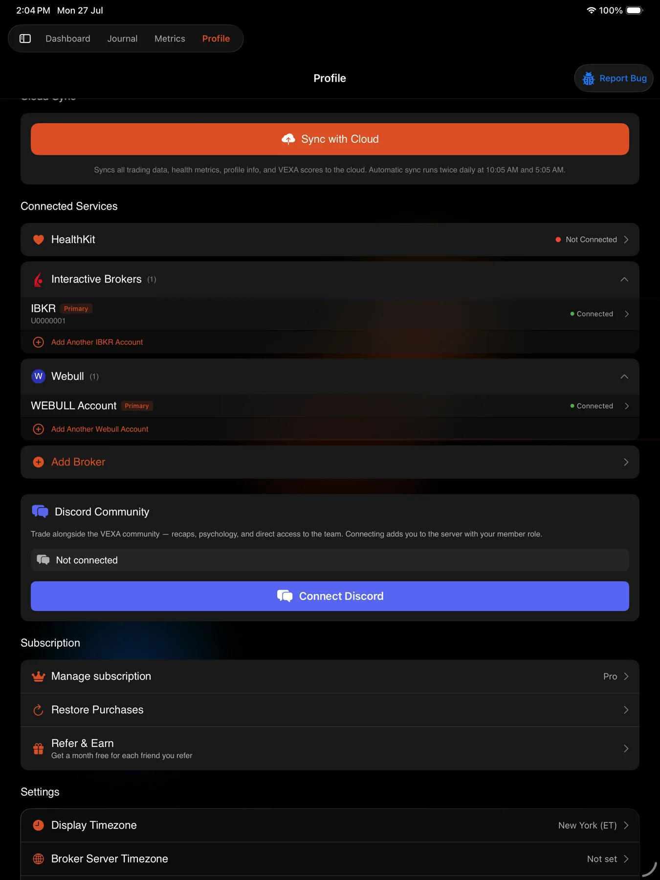 Your plan, and where to manage or restore it — iPad