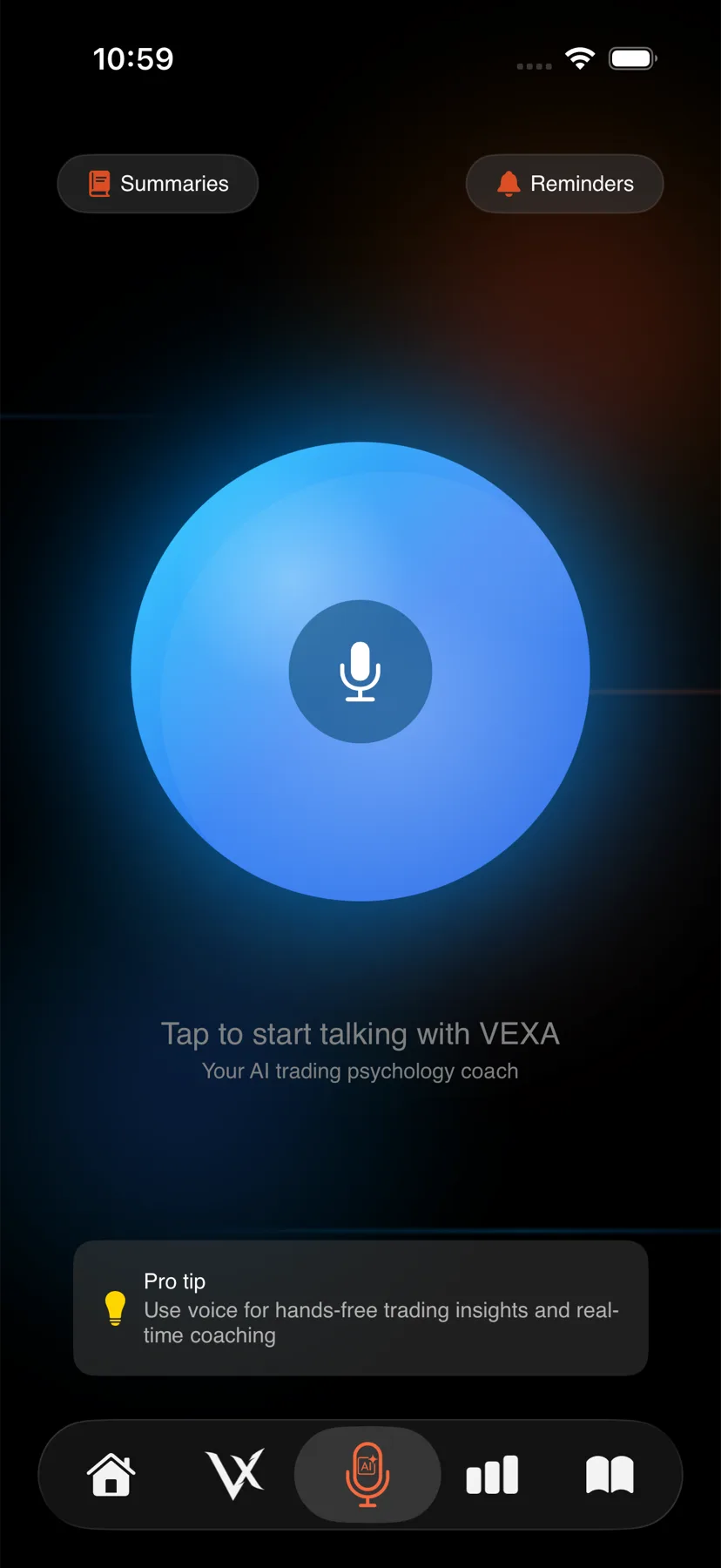 VEXA Voice — iPhone