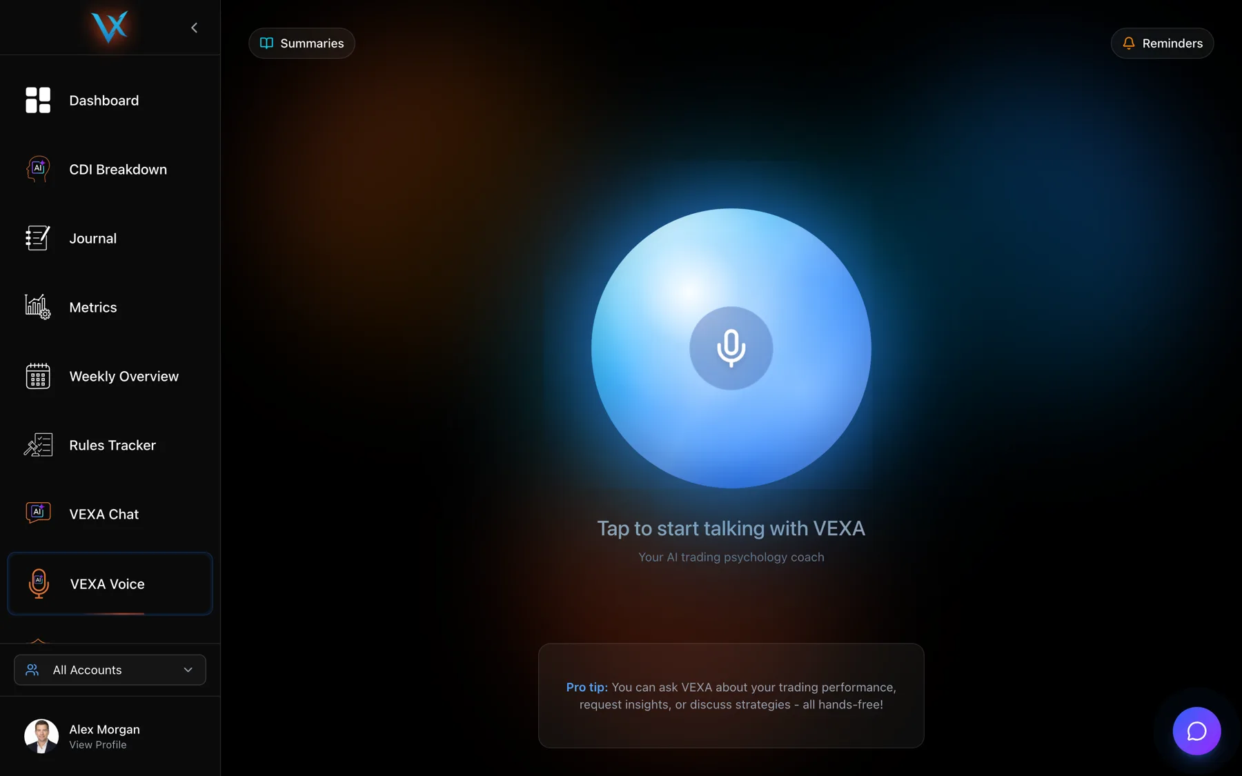 VEXA Voice — Web